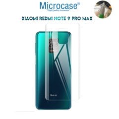 Microcase Xiaomi Redmi Note 9 Pro Max Full Arka Kaplama TPU Soft Koruma Filmi
