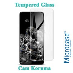 Microcase Samsung Galaxy S21 Tempered Glass Cam Ekran Koruyucu