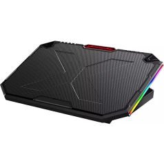 Microcase Yükseklik ve Hız Ayarlı Notebook Laptop Soğutucu Stand 5 Fan 2 RGB Ledli - AL3504