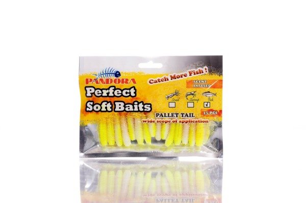 Pandora Perfect Soft Baits Pallet Tail 5 cm (3'lü Paket)