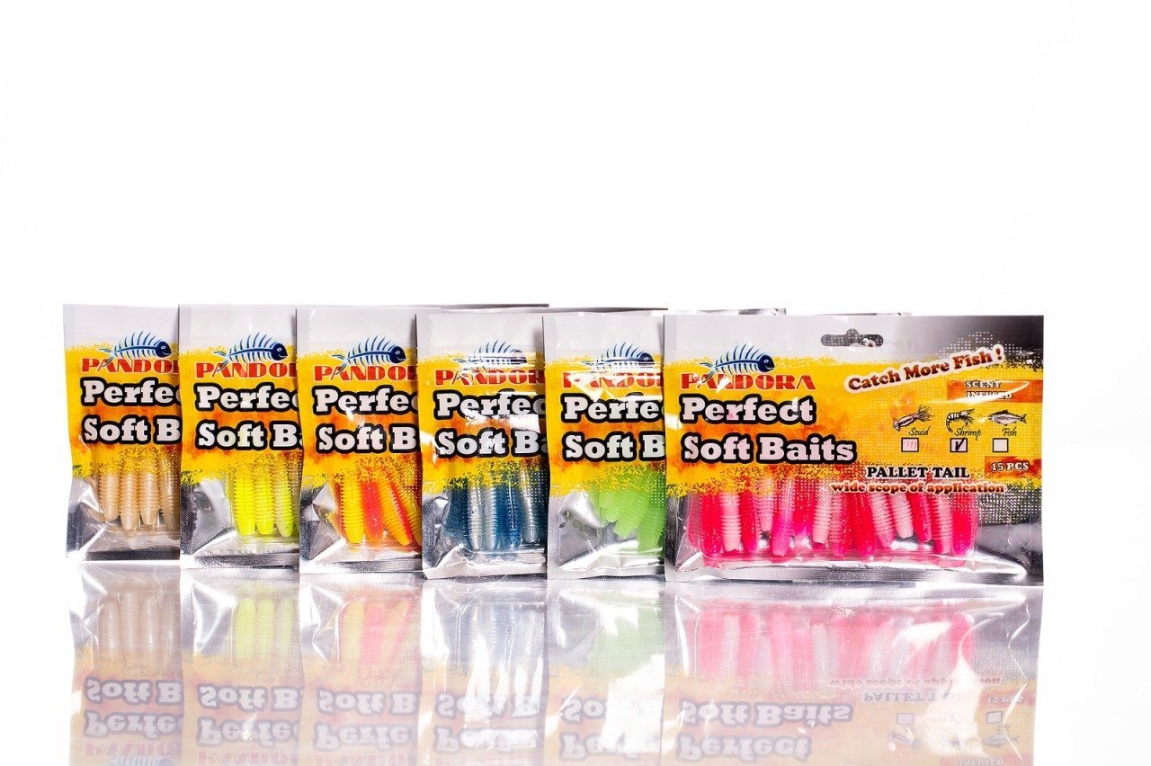 Pandora Perfect Soft Baits Pallet Tail 7 cm  (3'lü Paket)