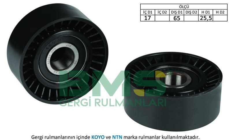 ALTERNATÖR GERGİ RULMANI DOBLO-FIORINO-LINEA-NEMO-BIPPER-COMBO 1.3 DMultijet 10