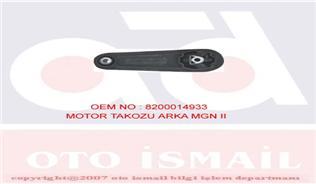 MOTOR TAKOZU ARKA MEGANE 2 02 SCENIC 2 02 CLIO 3 05 MODUS 04 1.2 D4F 1.4 K4J 1.6 16V K4M DACIA LOGAN 04 1.5dCi K9K