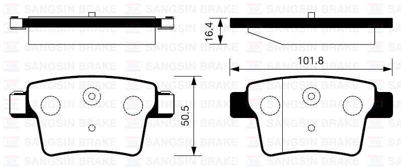 ARKA BALATA MONDEO 3 1.8 16V-2.0 16V-2.0 TDCI-2.2 TDCI 00-07 JAGUAR XTYPE 01-09 GDB1665