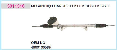 A0017905HT DİREKSİYON KUTUSU ELEKTRİK DESTEKLİ MEGANE 3 08 FLUENCE 10 SCENIC 3 09 3017905