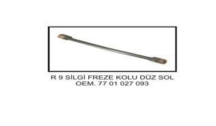 SİLGİ FREZE KOLU DÜZ SOL R9 A