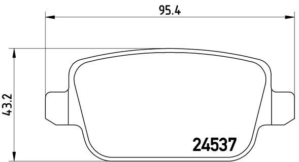ARKA FREN BALATASI MONDEO 4 CA2 07 14 S-MAX 09 06 S-MAX 09 KUGA 1 08 12 GALAXY 3 06 VOLVO S80 2 06 S80 07 V70 06 V70 07 XC70 06 FREELANDER 2 2.2