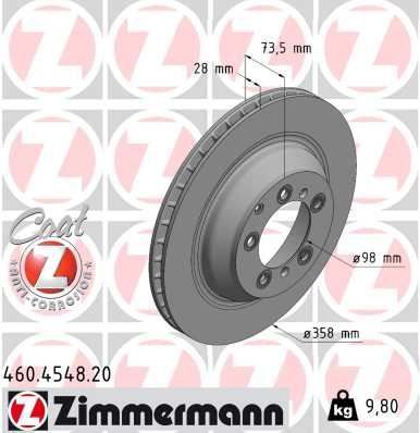 FREN DİSK ARKA PORSCHE TAYCAN 2019 358 MM - 28 MM