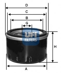 YAĞ FİLTRESİ ASTRA G 98-05 -ASTRA H-COMBO 05- -CORSA C 00- -VECTRA C 02- 1.4-1.6-1.6-1.8 16V-2.0T