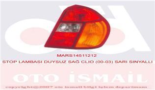STOP LAMBASI DUYSUZ SAĞ CLIO (00-03) SARI SİNYALLİ