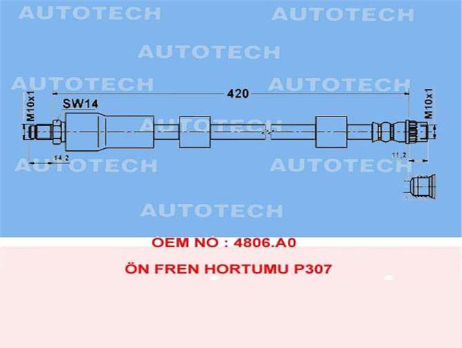ÖN FREN HORTUMU KIA CERES