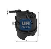 YAKIT FİLTRESİ MÜŞÜRSÜZ BIPPER-NEMO-P307-P207-P206-C3-C2 1.4 HDI-FUSION-FIESTA 1.4TDCI