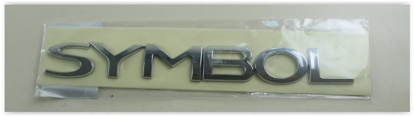 BAGAJ YAZISI SYMBOL 09 AYRIK TİP-Y.M.