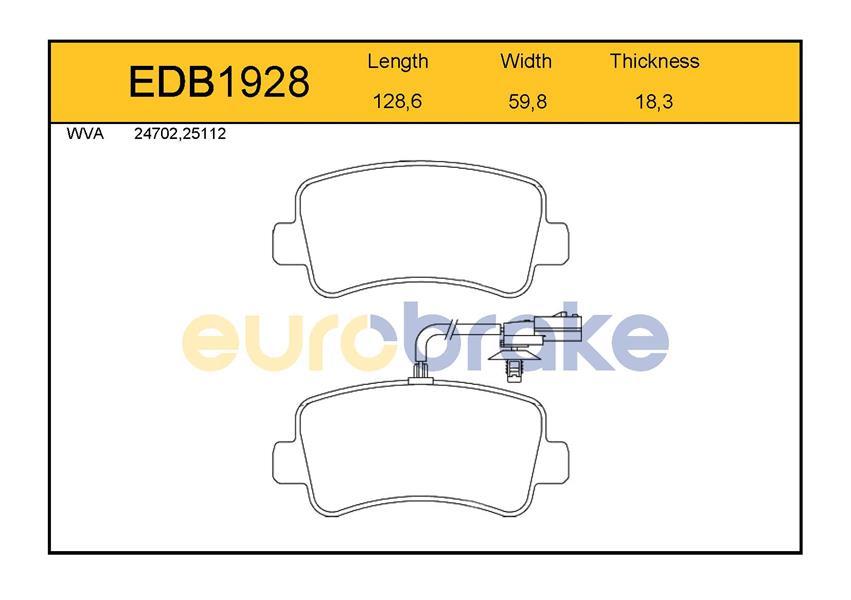 ARKA BALATA MASTER 3 -MOVANO 2.3 DCİ-CDTİ 07/2010 TEK TEKER İKAZ KABLOLU GDB1903-FVR4348-LP2191 440601186R-440604591R
