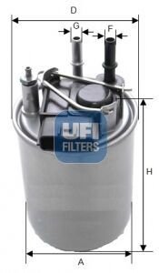 2408000 YAKIT FİLTRESİ NISSAN JUKE 1.5L K9K Dci F15E dizel 10-
