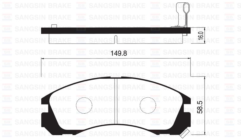 ÖN BALATA OUTLANDER 2.0 4WD-2.4 4WD 03 PAJERO 2 2.5TD 91-00 3.0 V6 24V 97-00 GDB3200-GDB1126