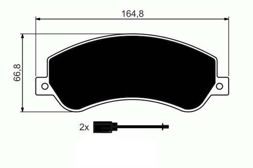 ON FREN BALATASI TRANSIT V348 06 14 A.CEKER 11 / VW AMAROK 2.0TDI 10 FİŞLİ