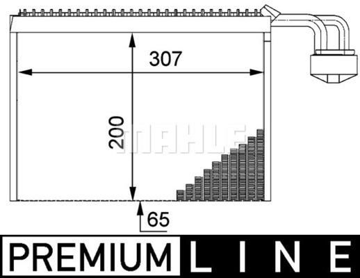 EVAPORATOR BMW E65 E66 02 07 PREMIUM LINE
