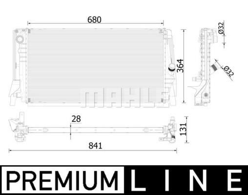 MOTOR SU RADYATORU PREMIUM LINE BMW F40 F45 F46 F48 F39 MINI F60