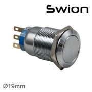 Ø19mm Metal Kalıcı Buton ON-OFF 1NO/1NC