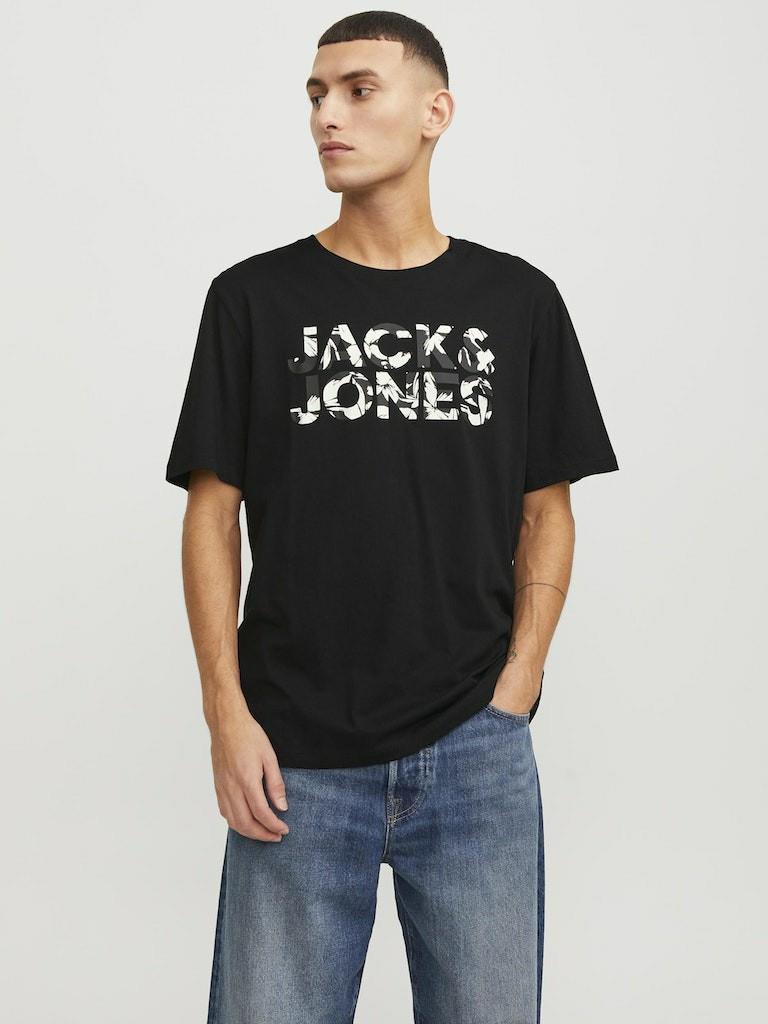 Jack Jones Jeff Corp Logo Erkek Tişört 12250683