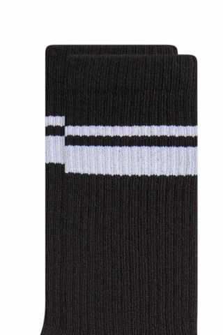 Mavi Siyah Kadın Soket Çorap 1900071-900