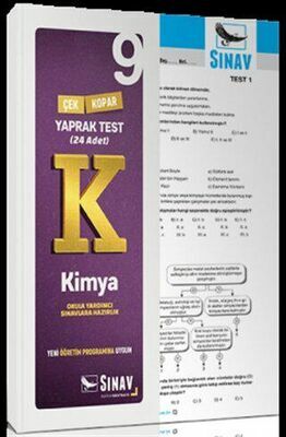 Sınav Yayınları 9.Sınıf Kimya Yaprak Test