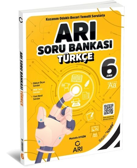 2024 Arı Yayınları 6.Sınıf Türkçe Soru Bankası