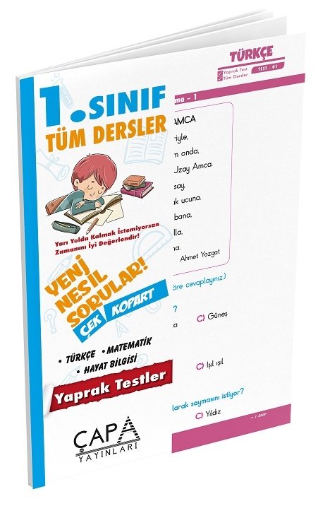 1.Sınıf Tüm Dersler Yaprak Test Çapa Yayınları