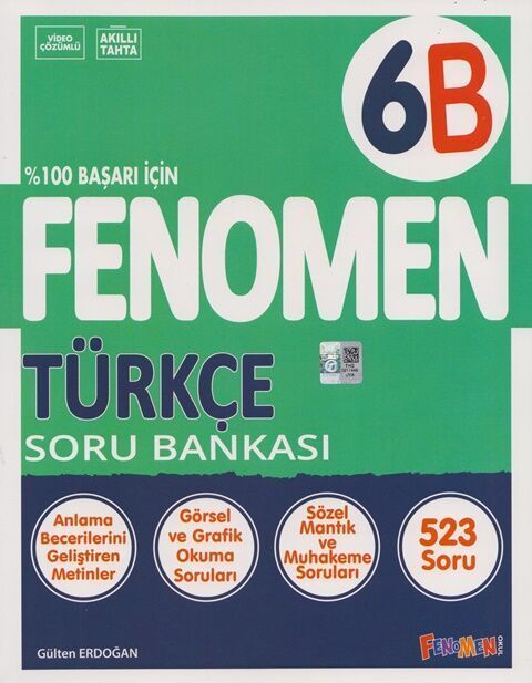 Fenomen 6.Sınıf Türkçe B Soru Bankası