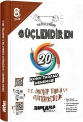 Ankara Yayınları Lgs İnkılap Tarihi Güçlendiren 20 Konu Tarama Deneme Sınavı