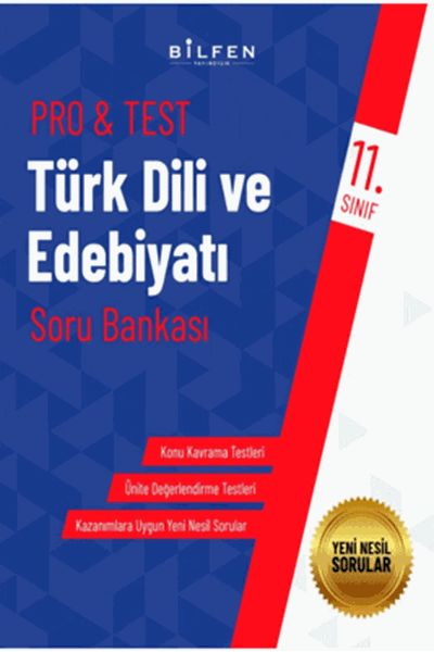 11.Sınıf Türk Dili ve Edebiyatı Protest Soru Bankası Bilfen Yayıncılık