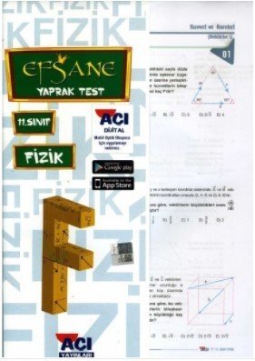 İNDİRİM 11.Sınıf Fizik Çek Kopart Yaprak Test Açı Yayınları