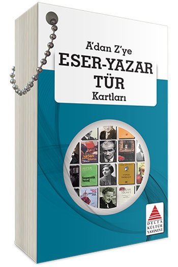 A`dan Z`ye Eser Yazar Tür Kartları Delta Kültür Yayınları