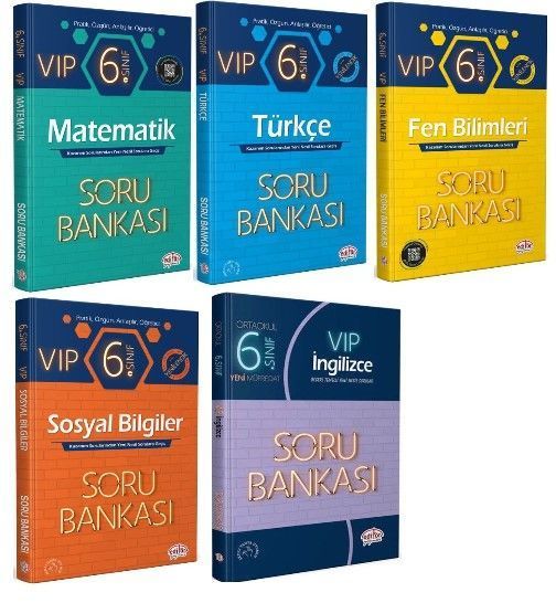 Editör Yayınları 6.Sınıf VİP Soru Bankası Seti