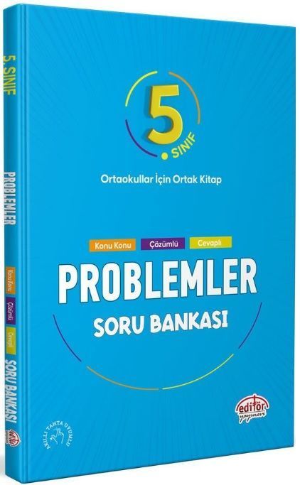 Editör Yayınları 5.Sınıf Problemler Soru Bankası