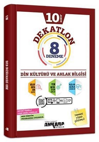Ankara Yayınları 10.Sınıf Din Kültürü Dekatlon 8 Deneme