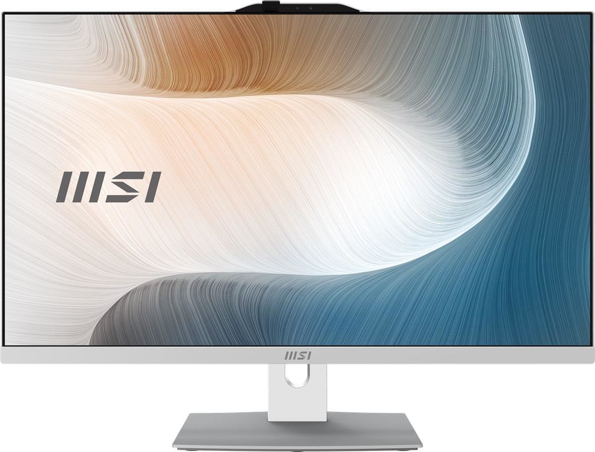 ''MSI MODERN AM272P 12M-1209TR I7-1255U 16GB DDR4 1TB SSD 27 FHD W11H BEYAZ AIO PC ''