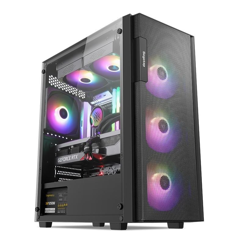 SEGOTEP Axe 5 Siyah 650W ATX Gaming Kasa