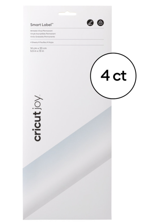 Cricut Joy Smart Vinil Kalıcı Yazılabilir Transparan 14X33cm 4lü 2009444