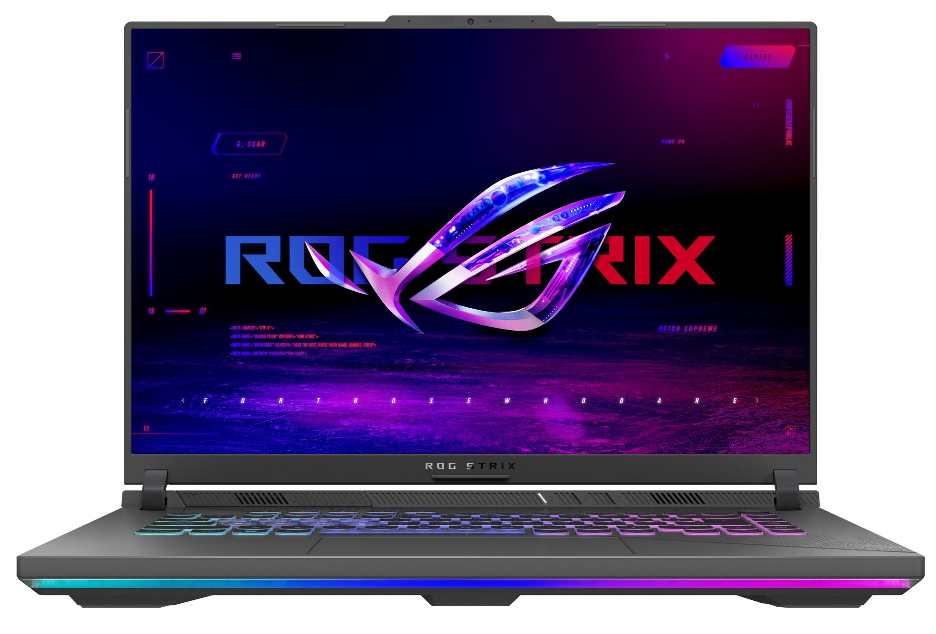 Asus ROG Strix G16 G614JVR-N3095 8GB RTX4060 140w 14. Nesil Intel i9-14900HX 16GB RAM 512GB SSD 16 inç FHD+ 165Hz