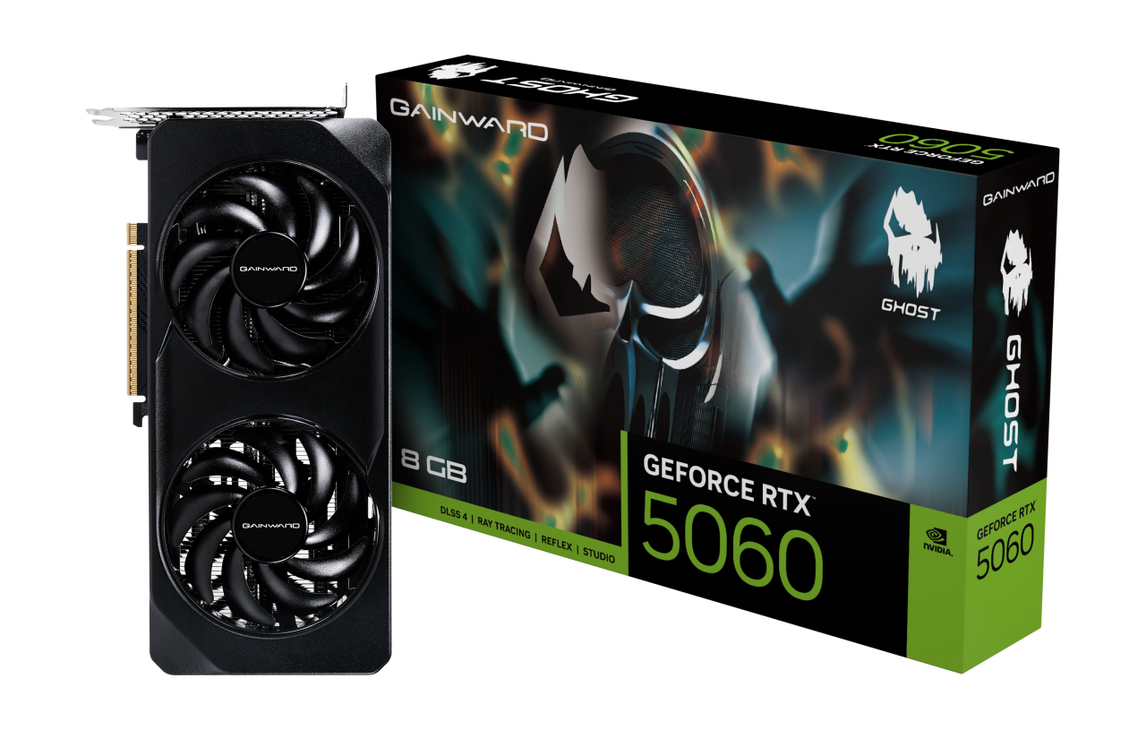 Gainward RTX 5060 Ghost NE75060019P1-GB2063B 128 Bit GDDR7 8 GB Ekran Kartı