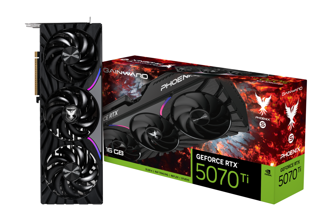 Gainward RTX 5070 TI Phoenix-S NE7507T019T2-GB2031K 256 Bit GDDR7 16 GB Ekran Kartı
