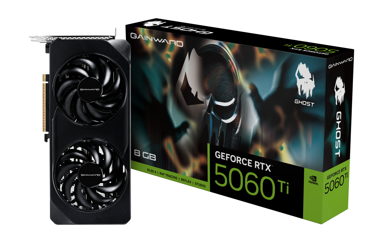 Gainward RTX 5060 TI Ghost NE7506T019P1-GB2062B 128 Bit GDDR7 8 GB Ekran Kartı