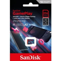 SanDisk GamePlay 256GB SDSQXAV-256G-GN6XN 190/130MB/s 4K UHD microSDXC A2 V30 Gaming Hafıza Kartı
