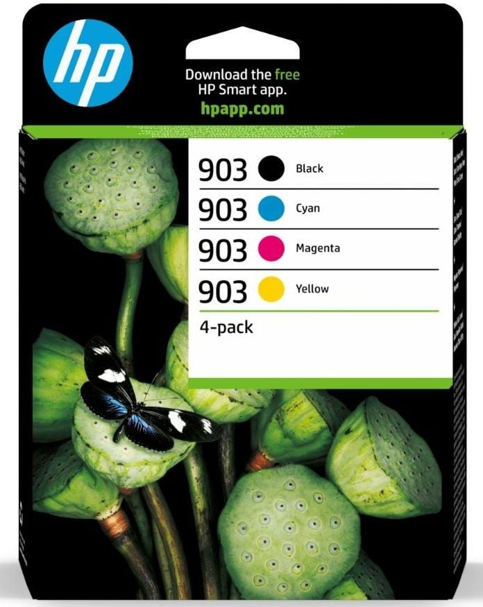 HP 6ZC73AE (903) SIYAH/MACENTA/CYAN/SARI MUREKKEP KARTUSU (ORIGINAL)