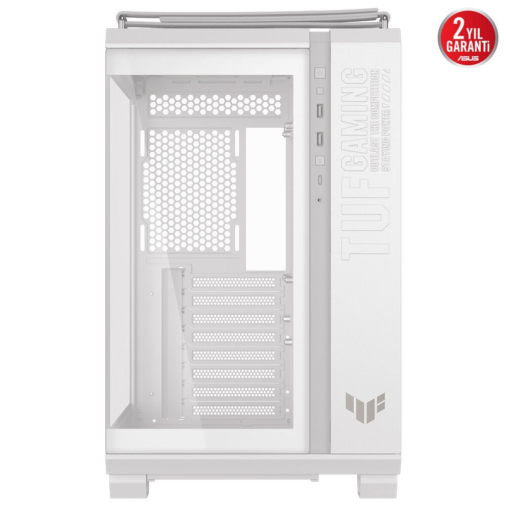 ASUS TUF Gaming GT502 Horizon Beyaz Tempered Glass USB 3.2 ATX Mid Tower Kasa 90DC0093-B19010