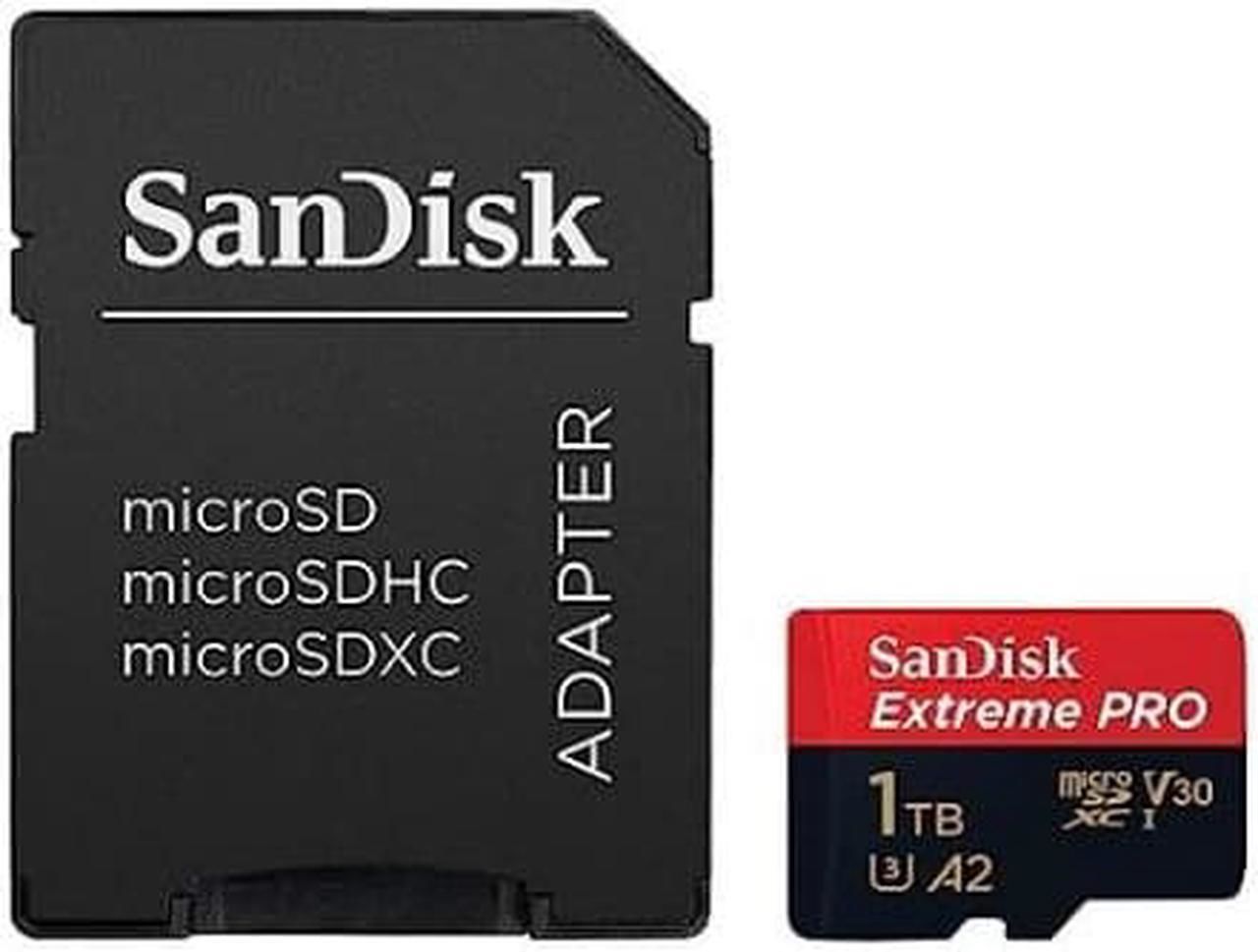 SanDisk Extreme Pro 1TB 200/140MB/s microSDXC UHS-I A2 V30 Adaptörlü Hafıza Kartı SDSQXCD-1T00-GN6MA