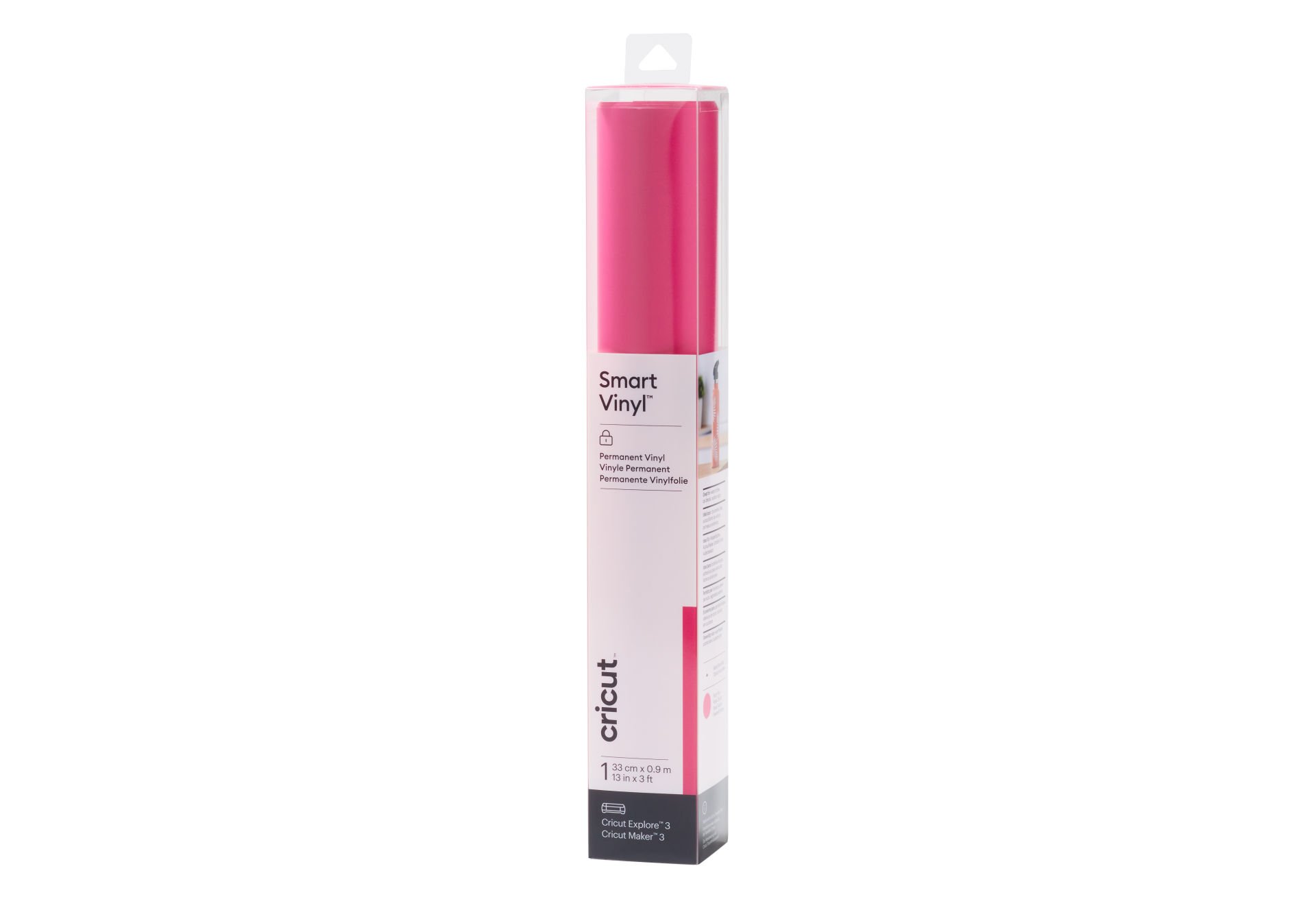 Cricut Smart Vinil Kalıcı 33X91CM 1 Sayfa Parti Pembe 2008631
