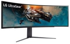 LG UltraGear 49GR85DC-B 49 inç Dual QHD 240Hz 1ms Asansör AMD FreeSync Premium Pro VA Curved Gaming Monitör